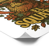 El Squatcho: Fiesta Bigfoot in Sombrero & Shades Poster (Ecke)