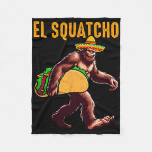 El Squatcho Mexican Bigfoot Tacos Cinco De Mayo Sa Fleecedecke