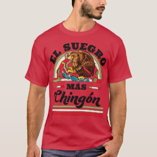 El Suegro Mas Chingon mexikanische Flagge Cooler V T-Shirt