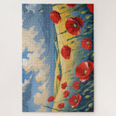 El susurro del viento en las amapolas puzzle (Vertikal)