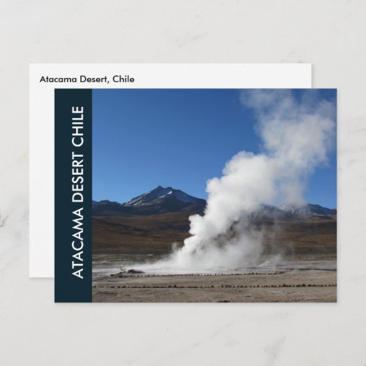 El Tatio Geyser, Atacama Wüste, Chile Postkarte (Vorne/Hinten)