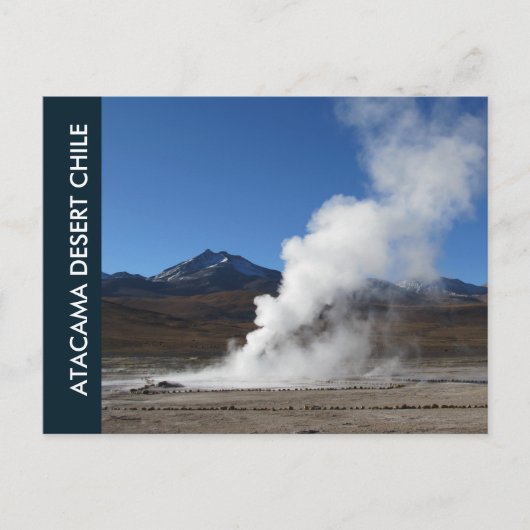 El Tatio Geyser, Atacama Wüste, Chile Postkarte (Vorderseite)