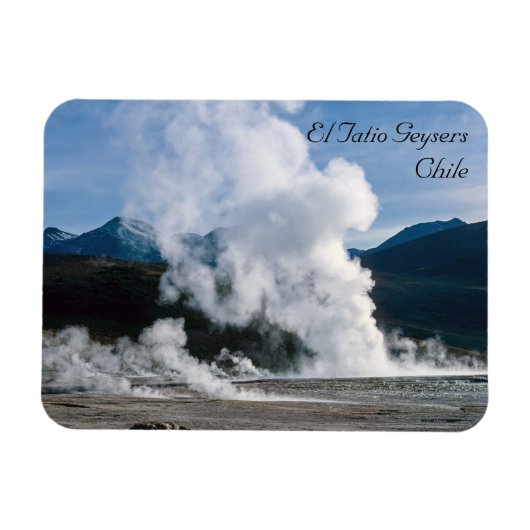 El Tatio Geysers bei San Pedro de Atacama - Chile Magnet (Horizontal)