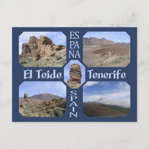 El Teide, benutzerdefinierte Postkarte Teneriffas