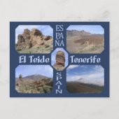 El Teide, benutzerdefinierte Postkarte Teneriffas (Vorderseite)