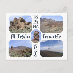 El Teide, benutzerdefinierte Postkarte Teneriffas