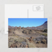 El Teide, benutzerdefinierte Postkarte Teneriffas (Vorne/Hinten)