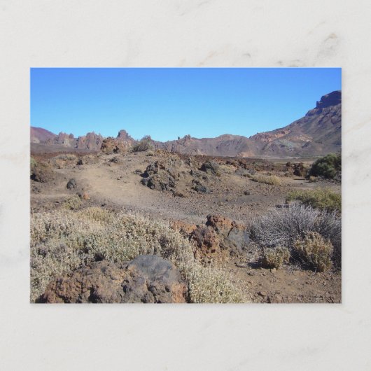 El Teide, benutzerdefinierte Postkarte Teneriffas (Vorderseite)
