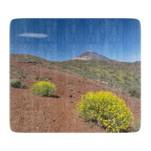 El Teide im Springtime Schneidebrett (Vorderseite)