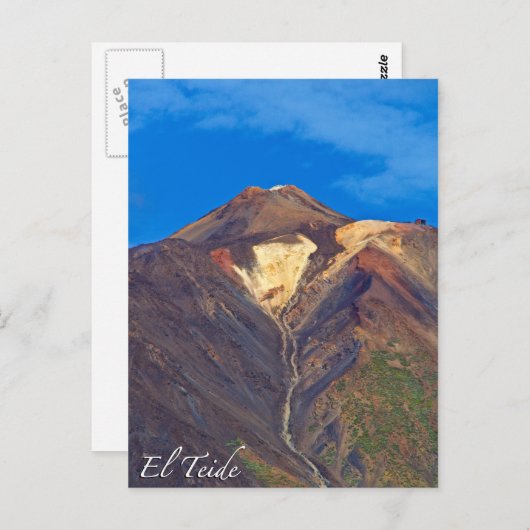 El Teide, Teneriffa, Postkarte (Vorne/Hinten)