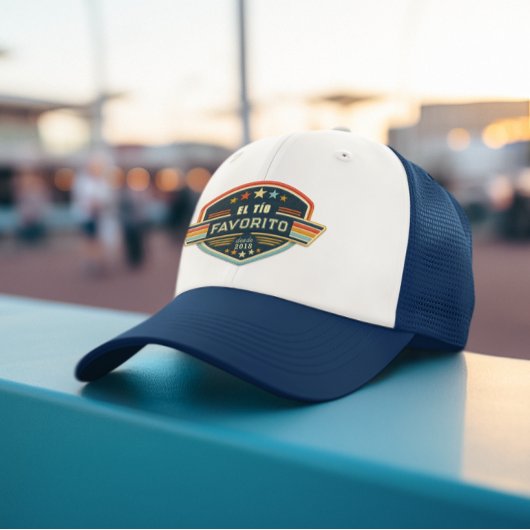 El Tío Favorito Custom Year Patch Design Truckerkappe