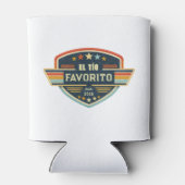 El Tío Favorito Custom Year Retro Patch Dosenkühler (Rückseite)