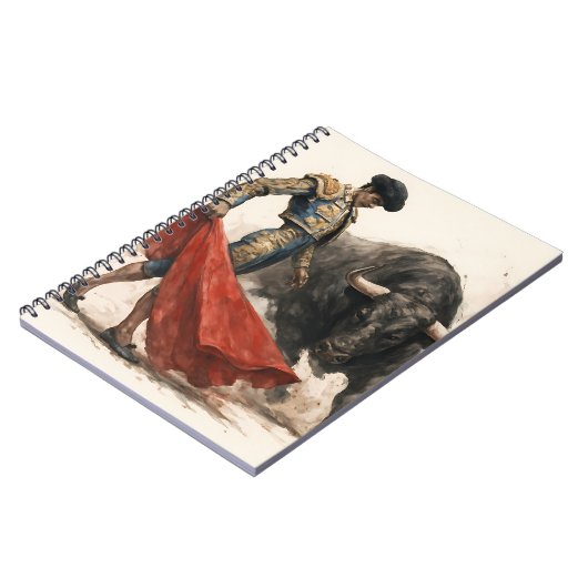 El torero y el toro notizblock (Linke Seite)