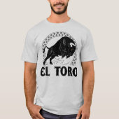 EL Toro der Kultur-Mexikaner-T - Shirt Stiers (Vorderseite)