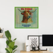 El Toro Orange Label Poster (Heimbüro)