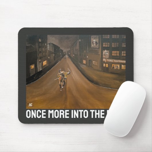 El Toro Torturado Gemälde von Alfred Fox Mousepad (Mit Mouse)