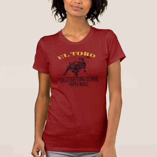 EL Toro - Vintager Stierkampf T-Shirt (Vorderseite)