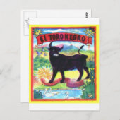 El Torro Negro Postkarte (Vorne/Hinten)