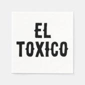"EL TOXICO" Das sonnige Party Napkins - Gewürz & K Serviette (Vorderseite)