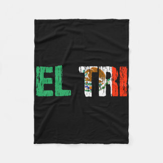 El Tri Mexico Fußball Fan Futbol abgenutztes Flagg Fleecedecke