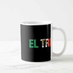 El Tri Mexiko Fußballfan Futbol bedrucktes Flaggen Kaffeetasse