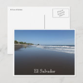 El tunco Strand Postkarte (Vorne/Hinten)