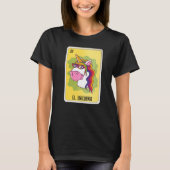 El Unicornio Mexican Lottery Mexico Loteria Cards T-Shirt (Vorderseite)