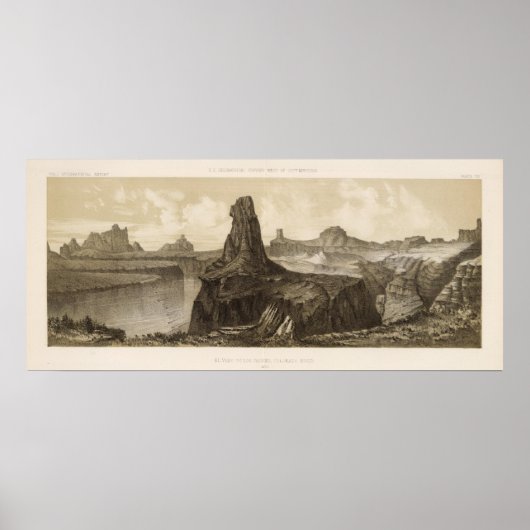 El Vado de Los Padres, Colorado River Poster (Vorne)