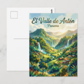 El Valle de Antón Panama Postkarte (Vorne/Hinten)