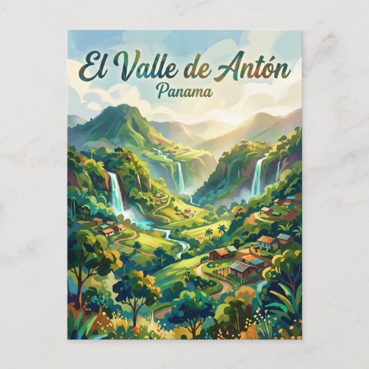 El Valle de Antón Panama Postkarte (Vorderseite)