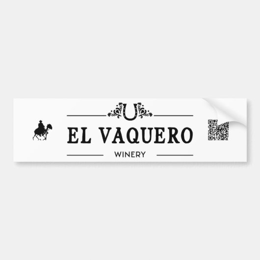 El Vaquero-Aufkleber Autoaufkleber (Vorne)