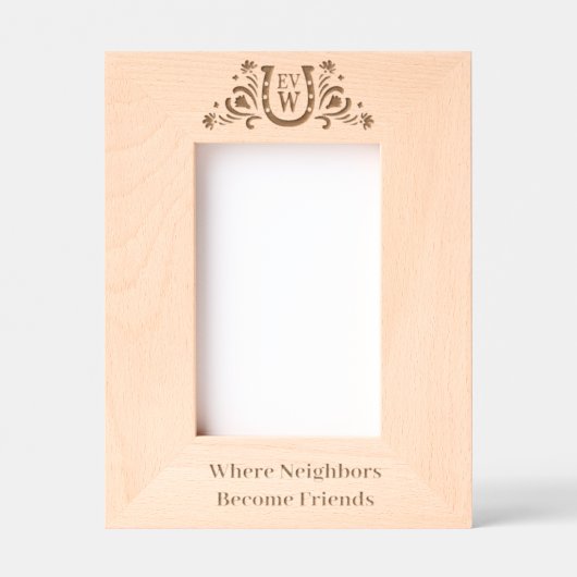 El Vaquero Photo Frame Geätzte Rahmen (Vorderseite)