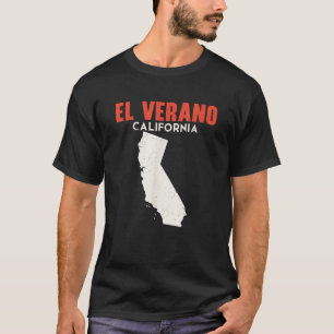 El Verano California USA Staat America Travel Cali T-Shirt