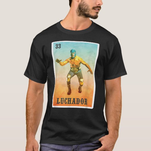 El Wrestler Lucha Libre - Mexiko Luchador T-Shirt (Vorderseite)