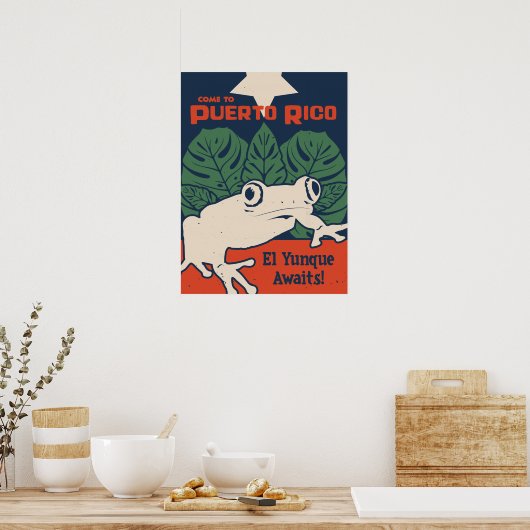 El Yunque Awaits Poster (Küche)