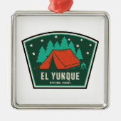 El Yunque National Forest Camping Ornament Aus Metall (Vorne)