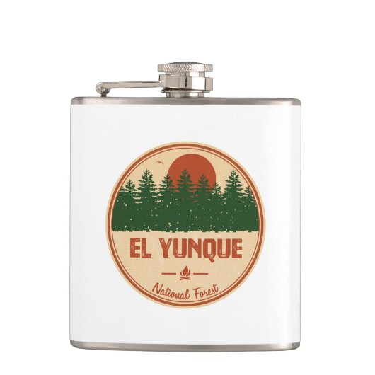 El Yunque National Forest Flachmann (Vorderseite)