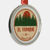 El Yunque National Forest Ornament Aus Metall (Rechts)