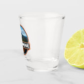 El Yunque National Forest Puerto Rico Emblem Schnapsglas (Rechts)