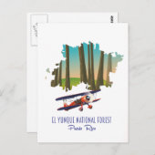 El yunque National forest puerto rico Karte (Vorne/Hinten)