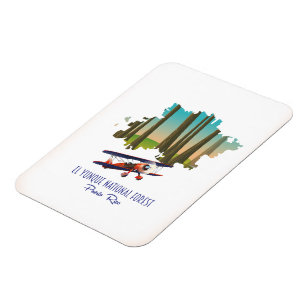 El yunque National forest puerto rico Karte Magnet