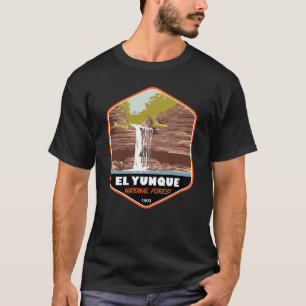 El Yunque National Forest Puerto Rico Vintage auf T-Shirt