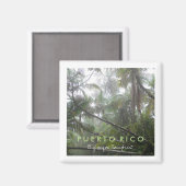 El Yunque, Puerto Rico Magnet (Vorderseite/Rückseite)