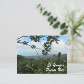 EL Yunque, Puerto Rico Postkarte (Stehend Vorderseite)