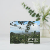 El Yunque, Puerto Rico Postkarte (Stehend Vorderseite)