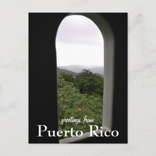 El Yunque, Puerto Rico Postkarte (Vorderseite)