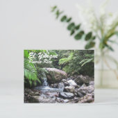 El Yunque, Puerto Rico Postkarte (Stehend Vorderseite)
