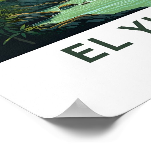 El Yunque Puerto Rico Reisen Print Poster (Ecke)