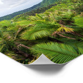 El Yunque Regenwald und Kommunikationsturm Poster (Ecke)