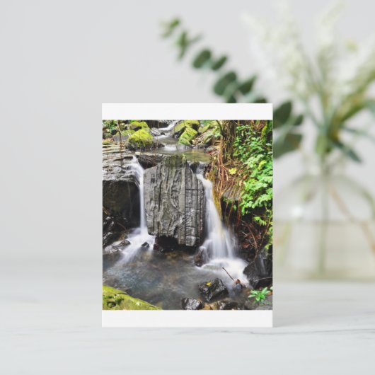 El Yunque Waterfall Postkarte (Stehend Vorderseite)